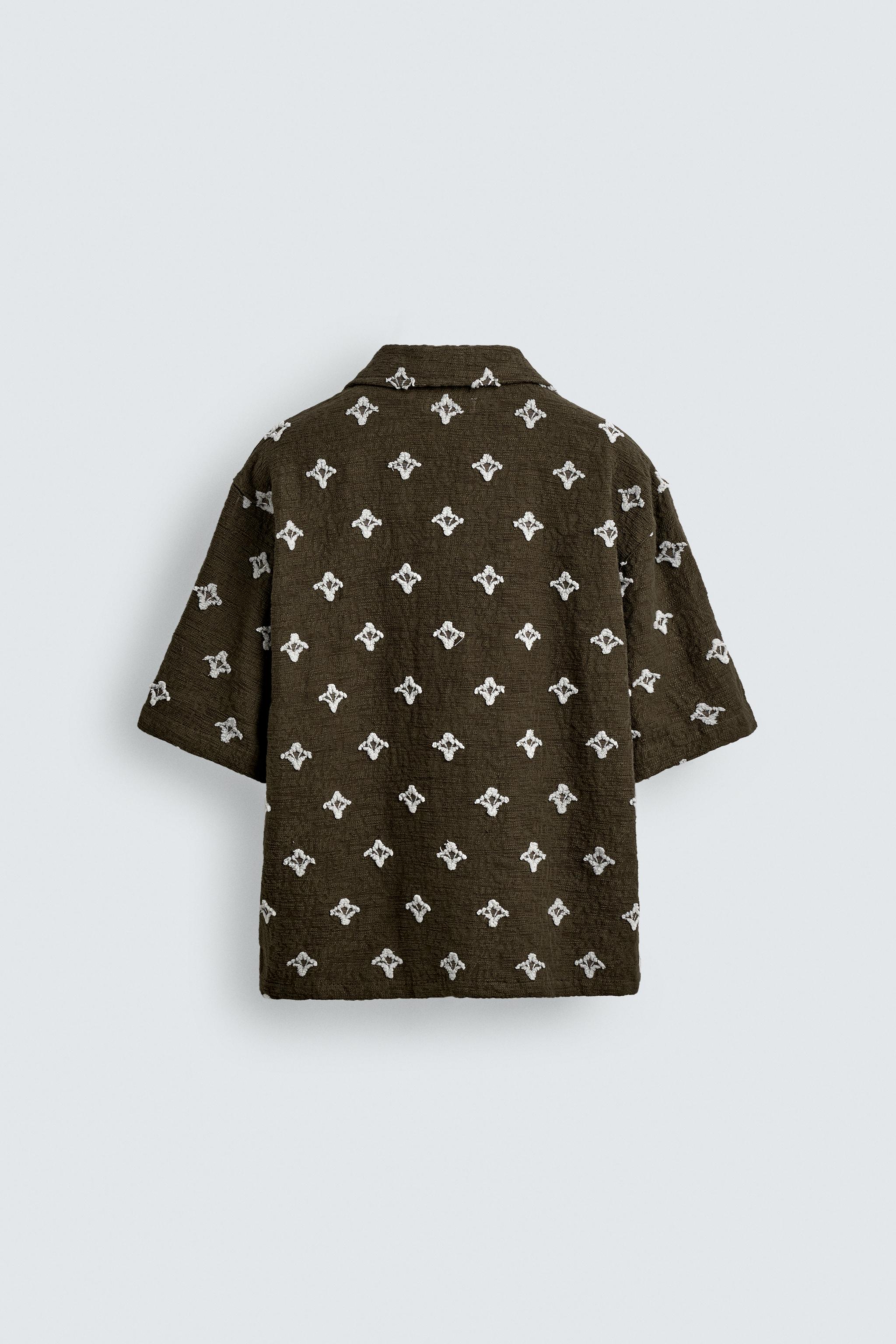 CHEMISE JACQUARD TEXTURÉE